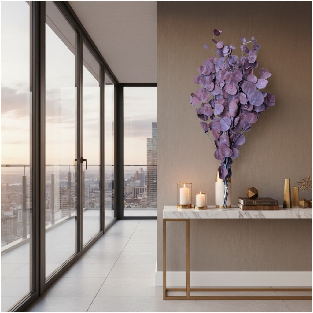 Preserved Dried Eucalyptus Stems – Natural Decorative Floral Bouquet 60cm