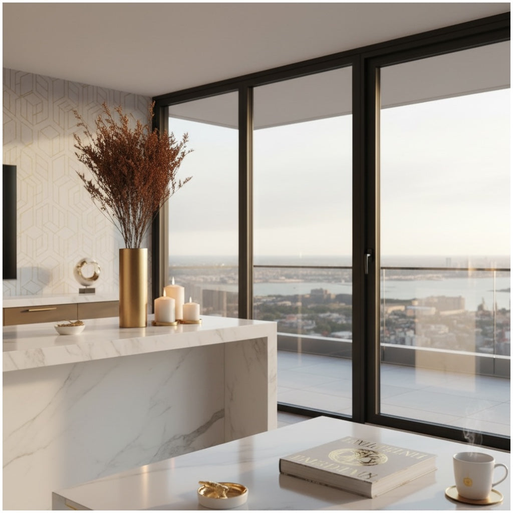 Elegant Preserved Caspia Stems–70cm Decorative Dried Floral Bouquet- Brown