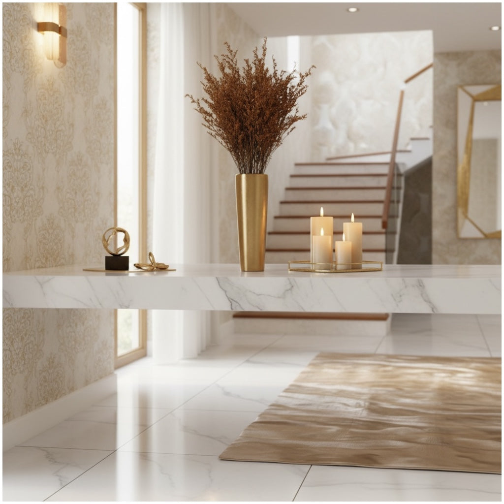 Elegant Preserved Caspia Stems–70cm Decorative Dried Floral Bouquet- Brown