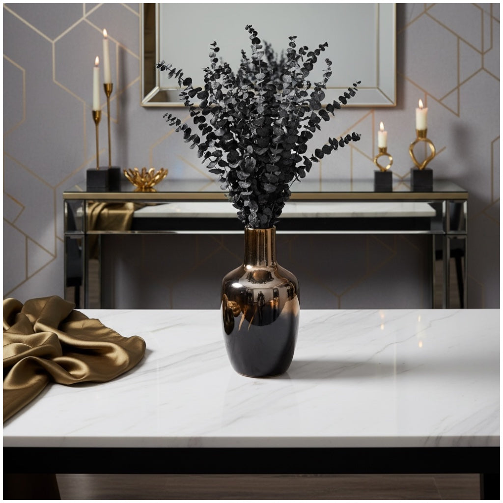 Preserved Eucalyptus Leaves – Elegant Natural Decorative Dried Stem Bouquet