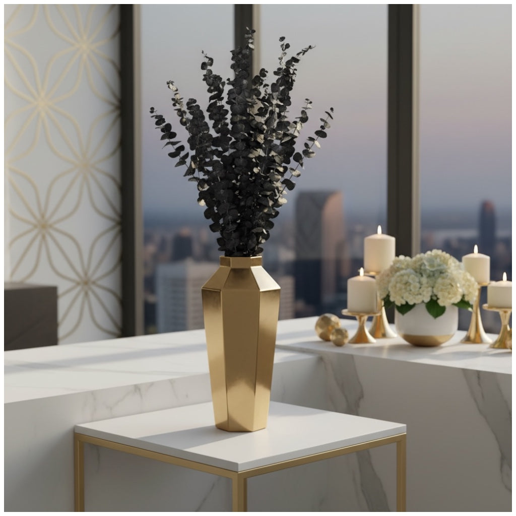 Preserved Eucalyptus Leaves – Elegant Natural Decorative Dried Stem Bouquet