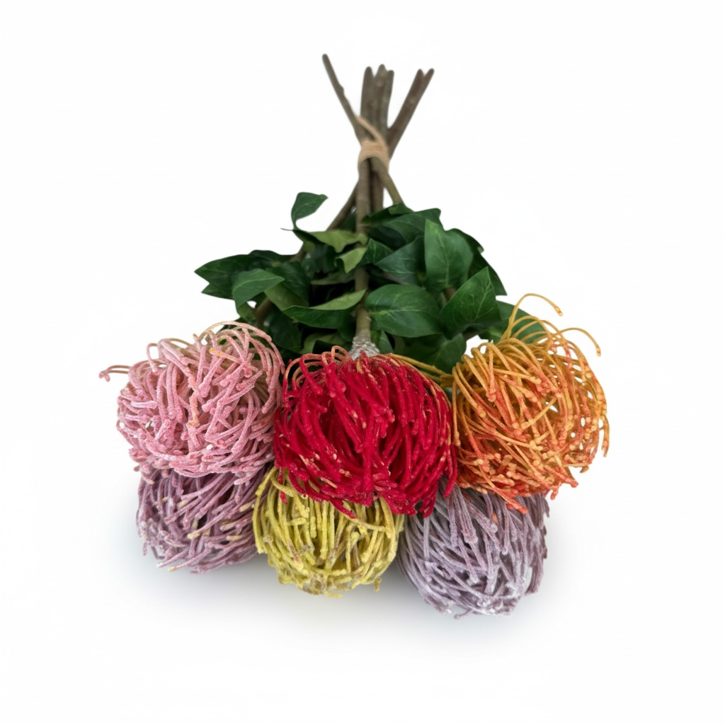 Luxury Artificial Protea Bouquet – Elegant Floral Set of 6 stems