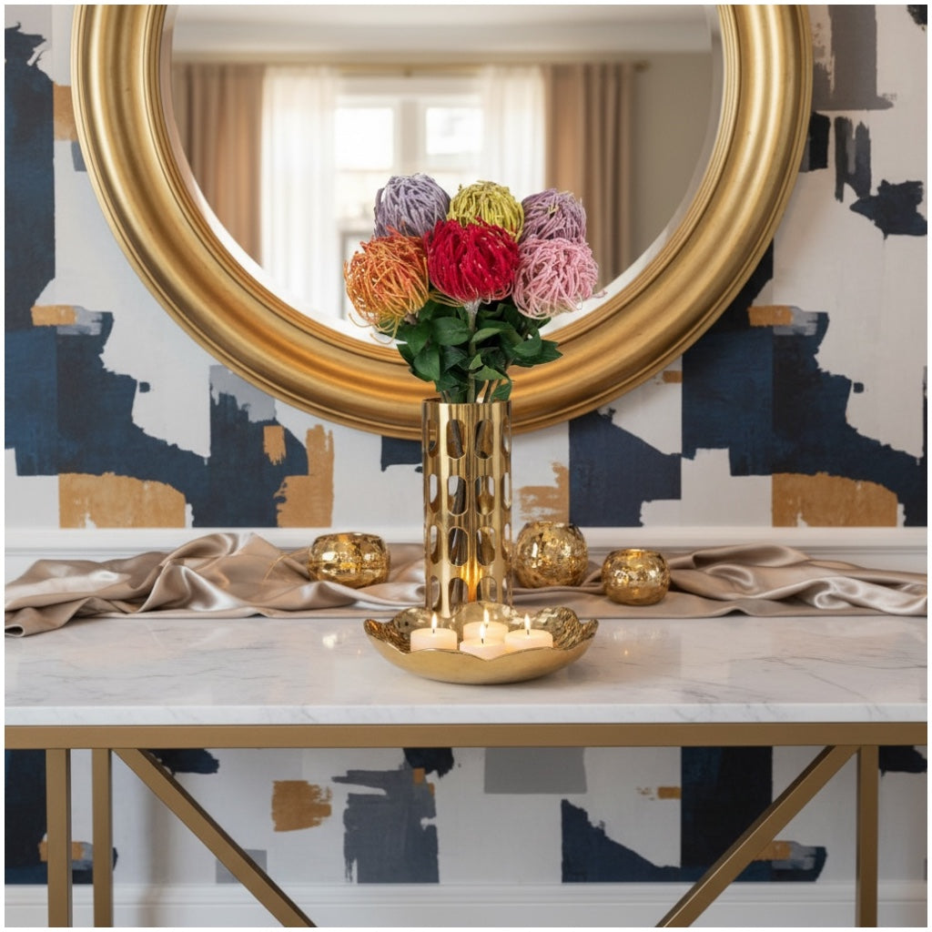 Luxury Artificial Protea Bouquet – Elegant Floral Set of 6 stems