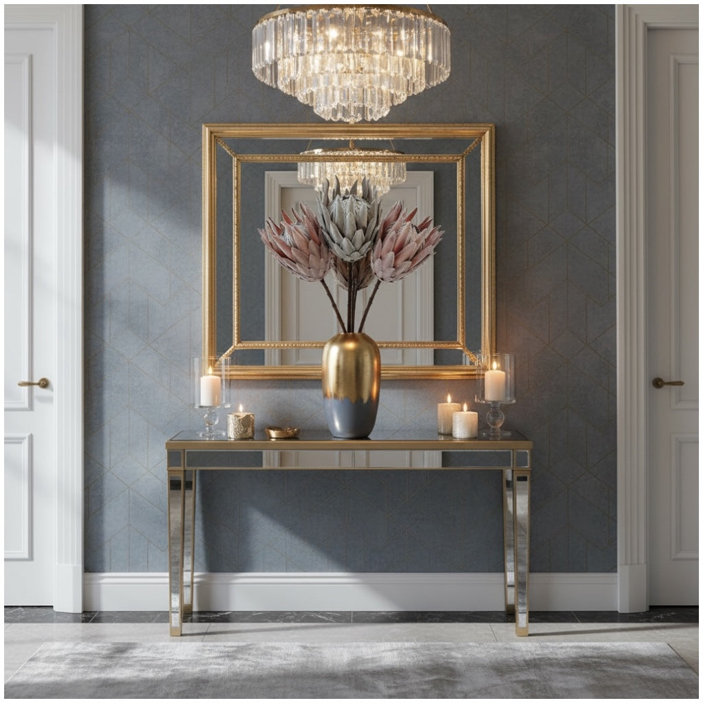 Luxury Artificial South African Protea Stems – Realistic Blooms (Set of 3)