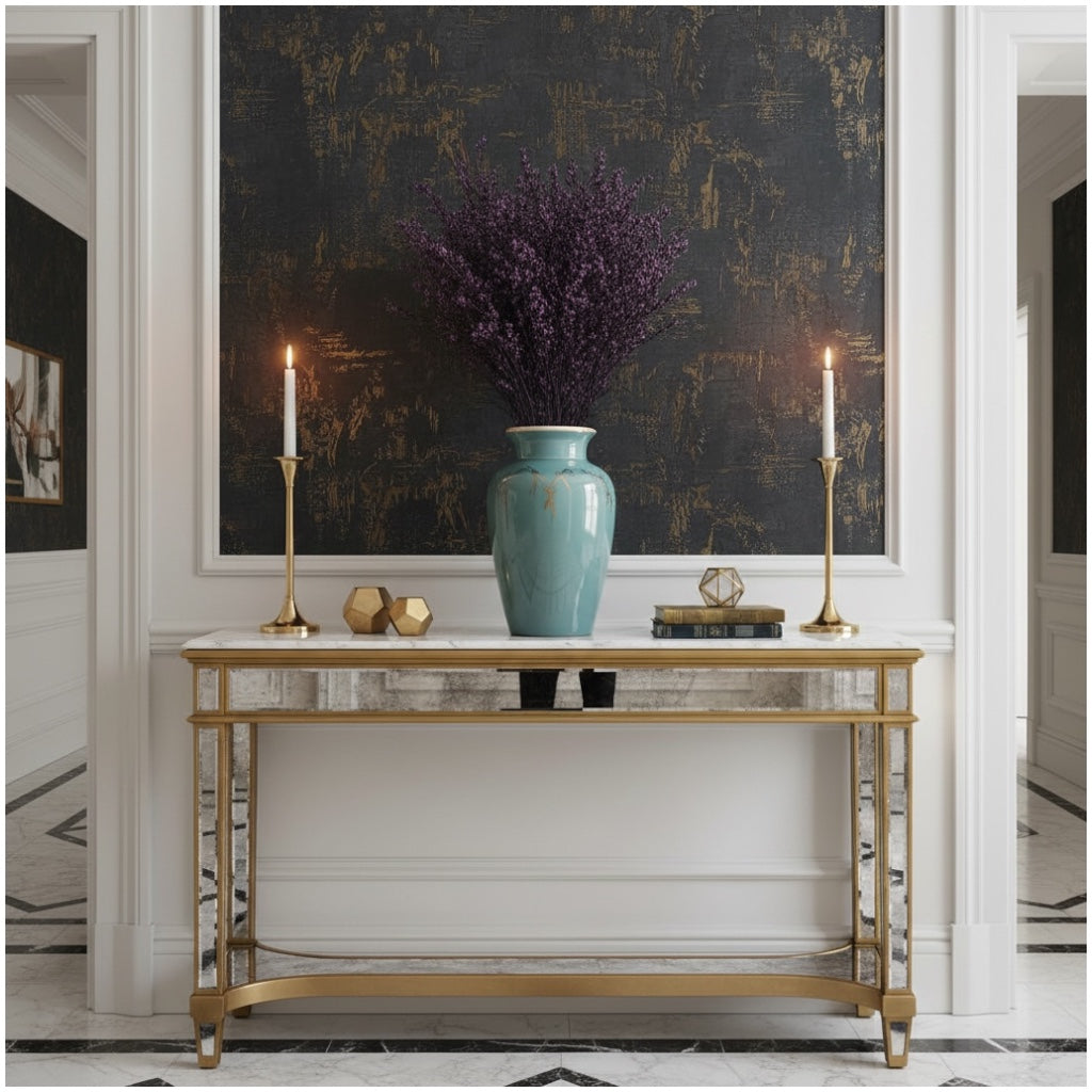 Preserved Caspia Floral Stems – Elegant Natural Dried Bouquet- Purple