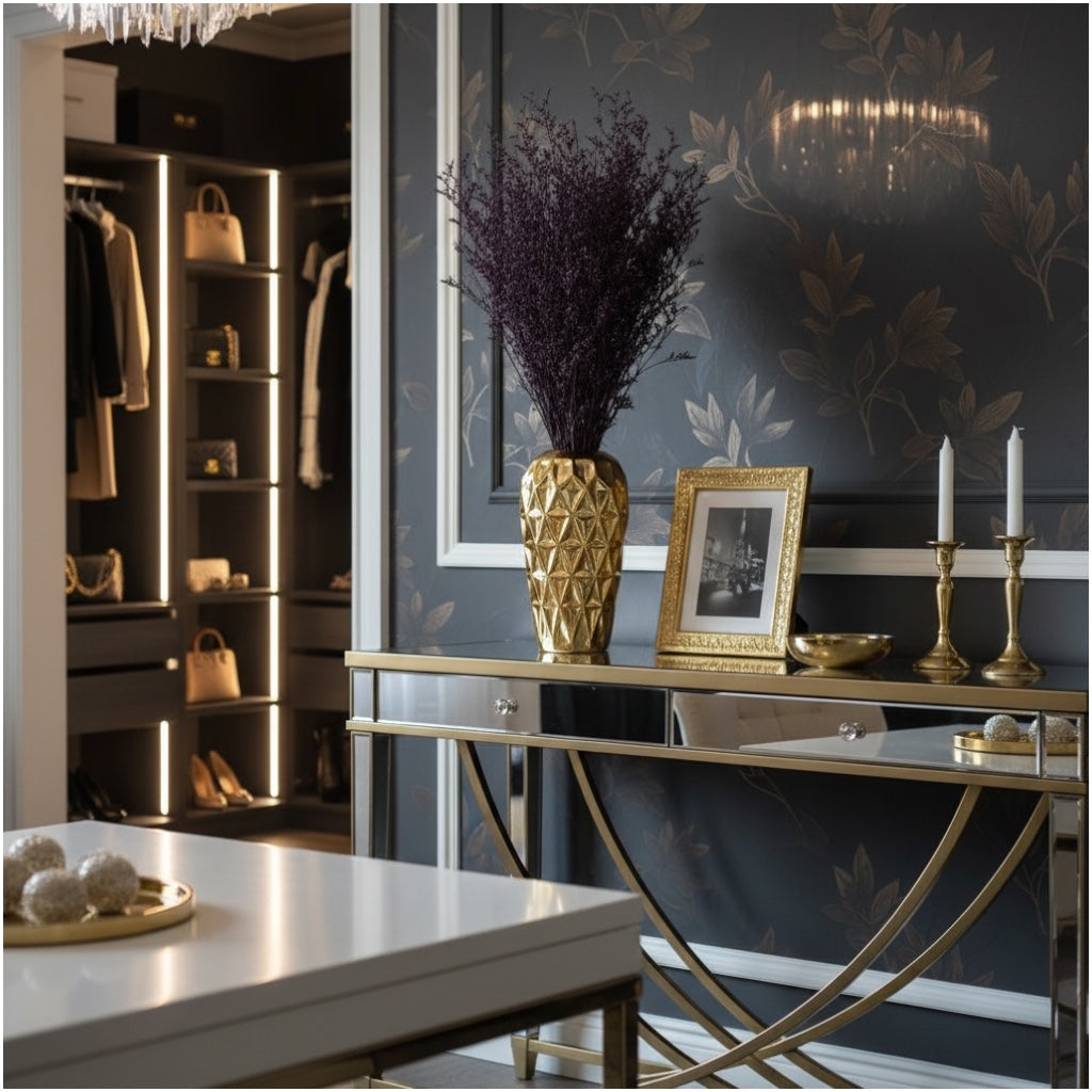 Preserved Caspia Floral Stems – Elegant Natural Dried Bouquet- Purple