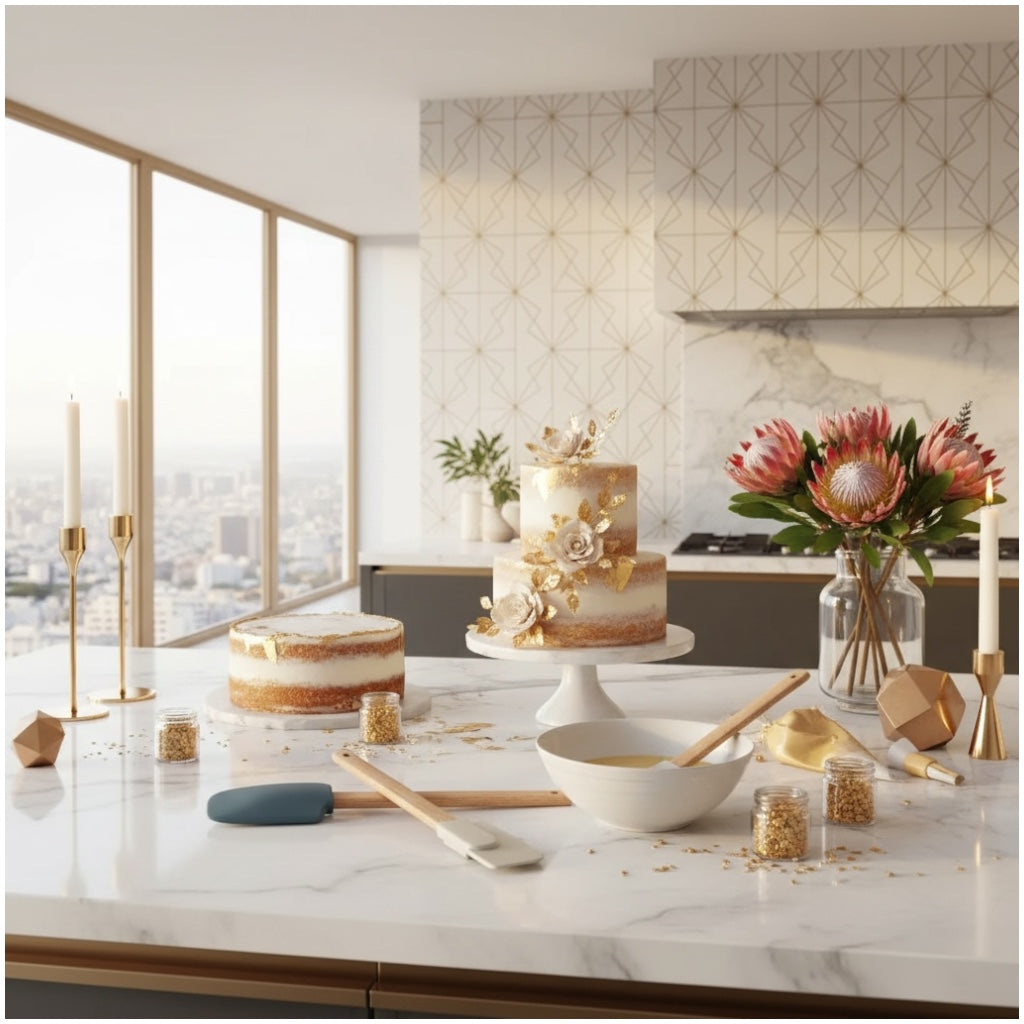 Silicone Spatula, Spoon and Scraper Set of 3 – Non-Stick Baking Tools