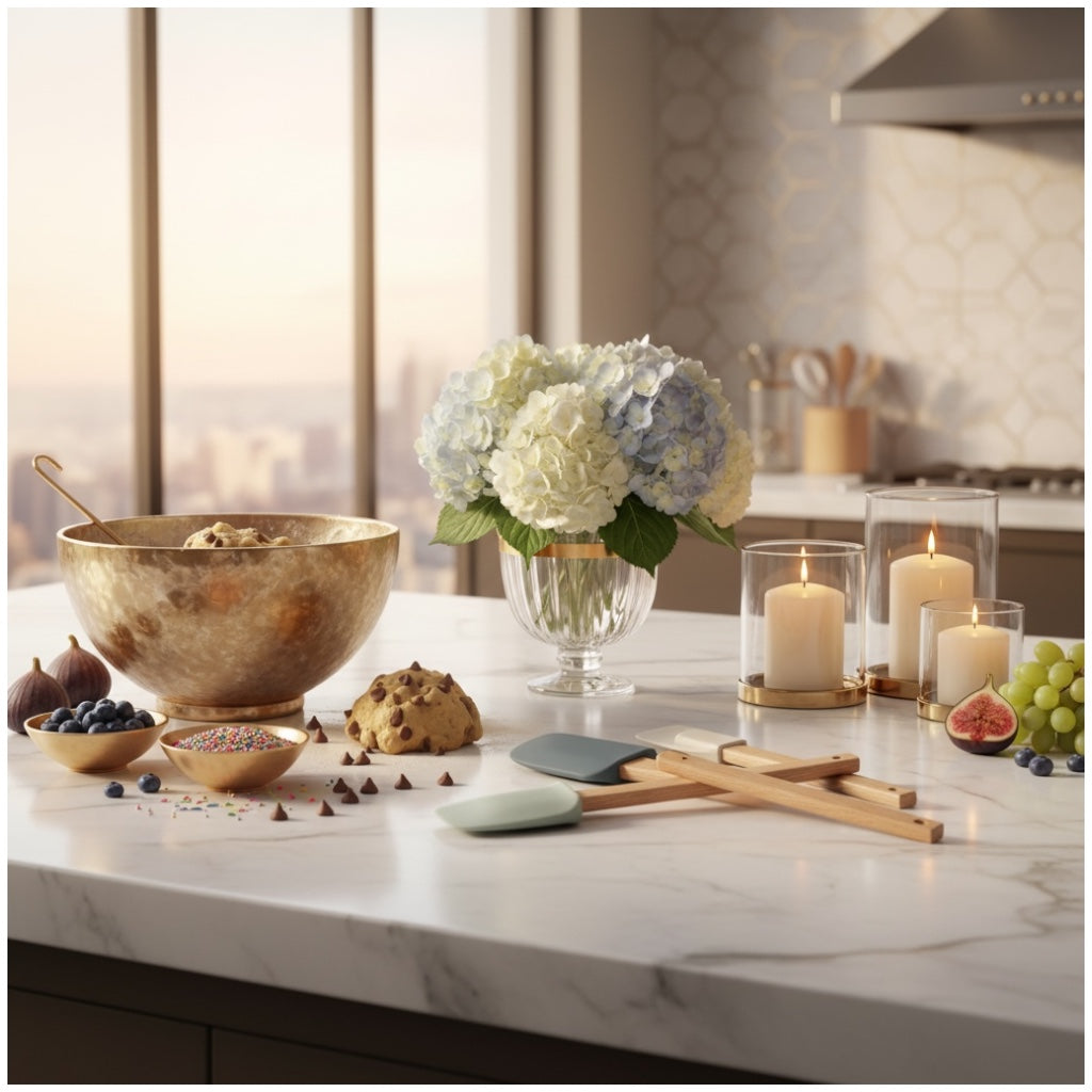 Silicone Spatula, Spoon and Scraper Set of 3 – Non-Stick Baking Tools