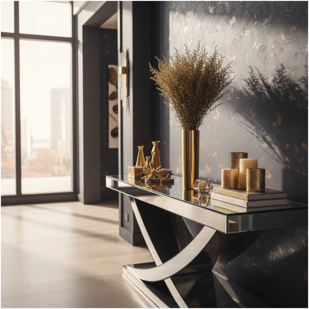 Real Preserved Caspia Stems – Dried Floral Bouquet – 80cm - Mustard Yellow