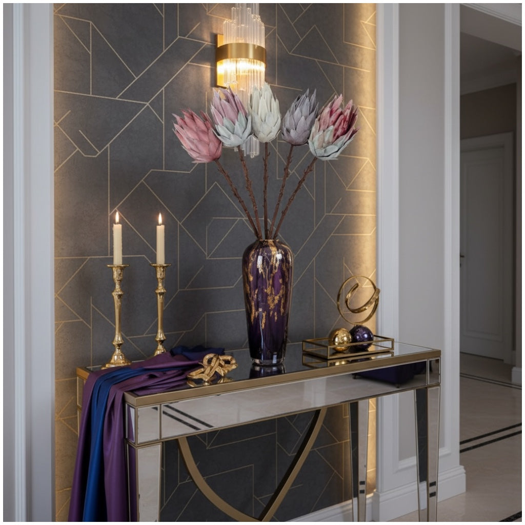 Luxury Beautiful King Protea Stems –South African National Flower -Set of 5