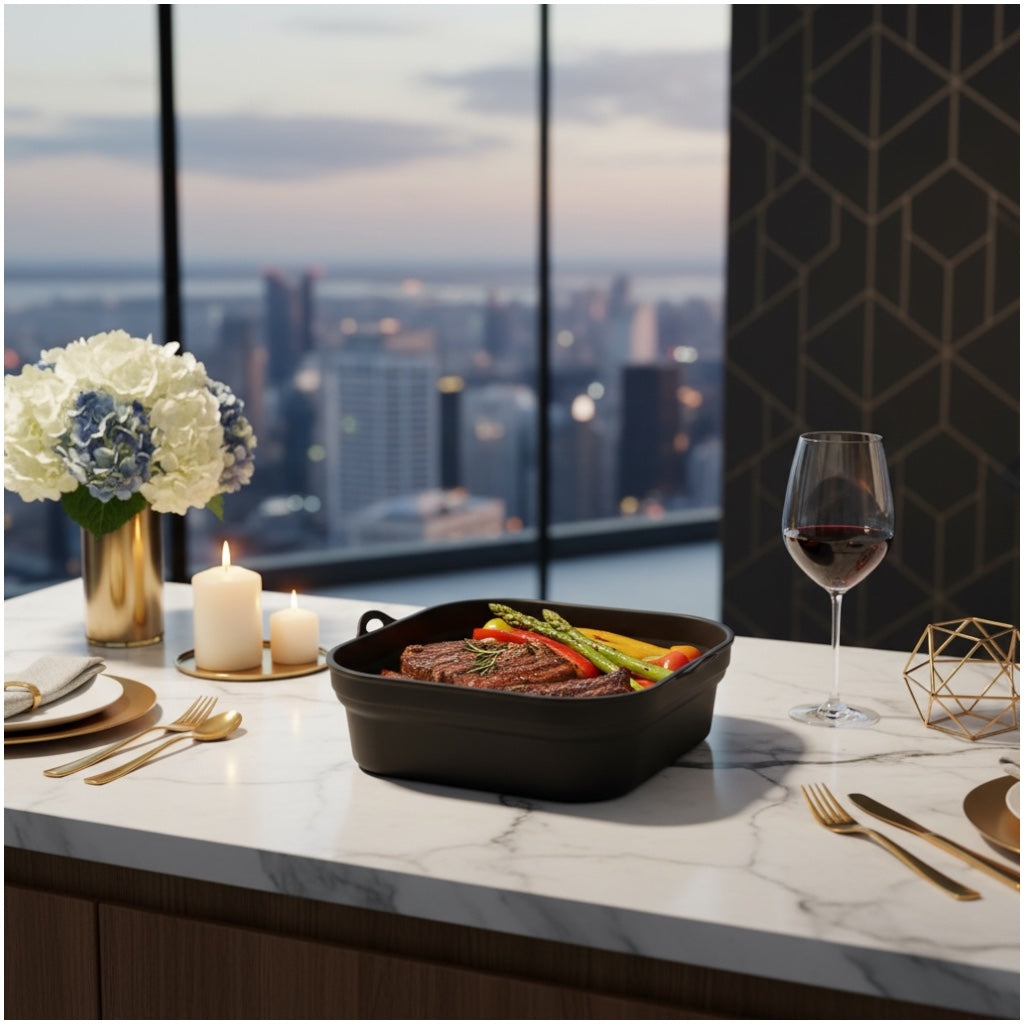 Reusable Silicone Air Fryer Basket Liner – Non Stick Reusable Cooking Tray