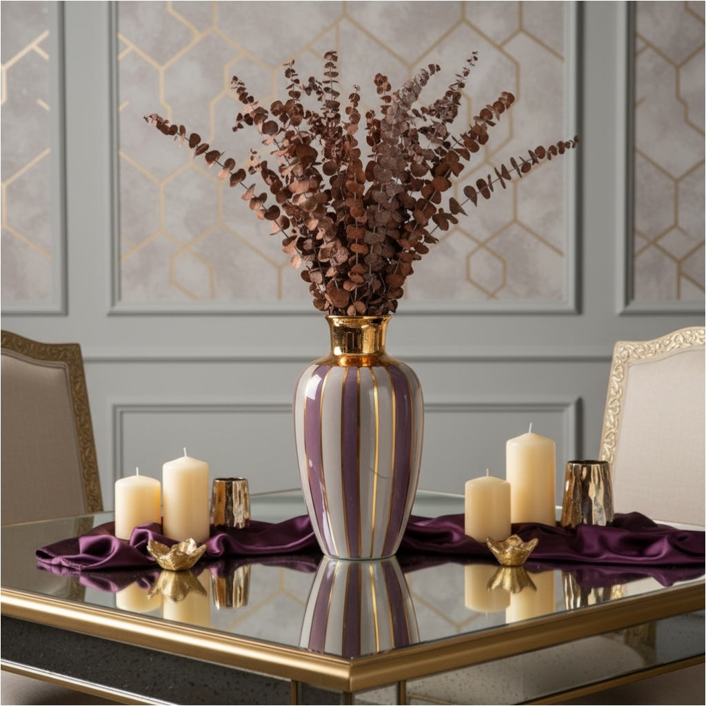 Lovely Brown Preserved Eucalyptus Stems - 60cm - Elegant Home Decor
