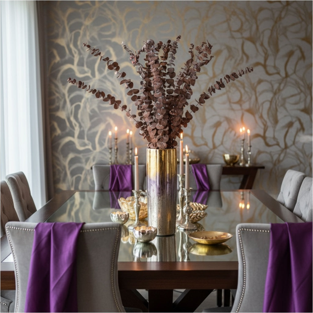 Lovely Brown Preserved Eucalyptus Stems - 60cm - Elegant Home Decor