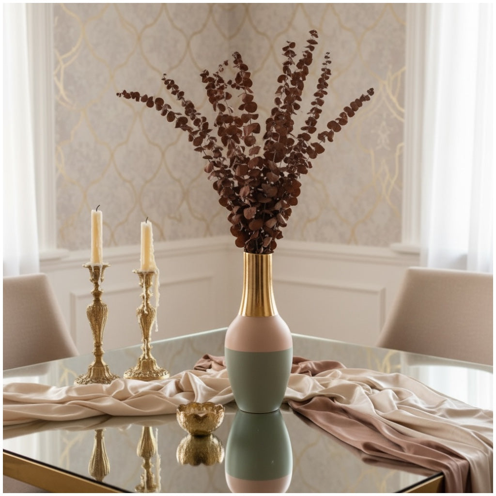 Lovely Brown Preserved Eucalyptus Stems - 60cm - Elegant Home Decor