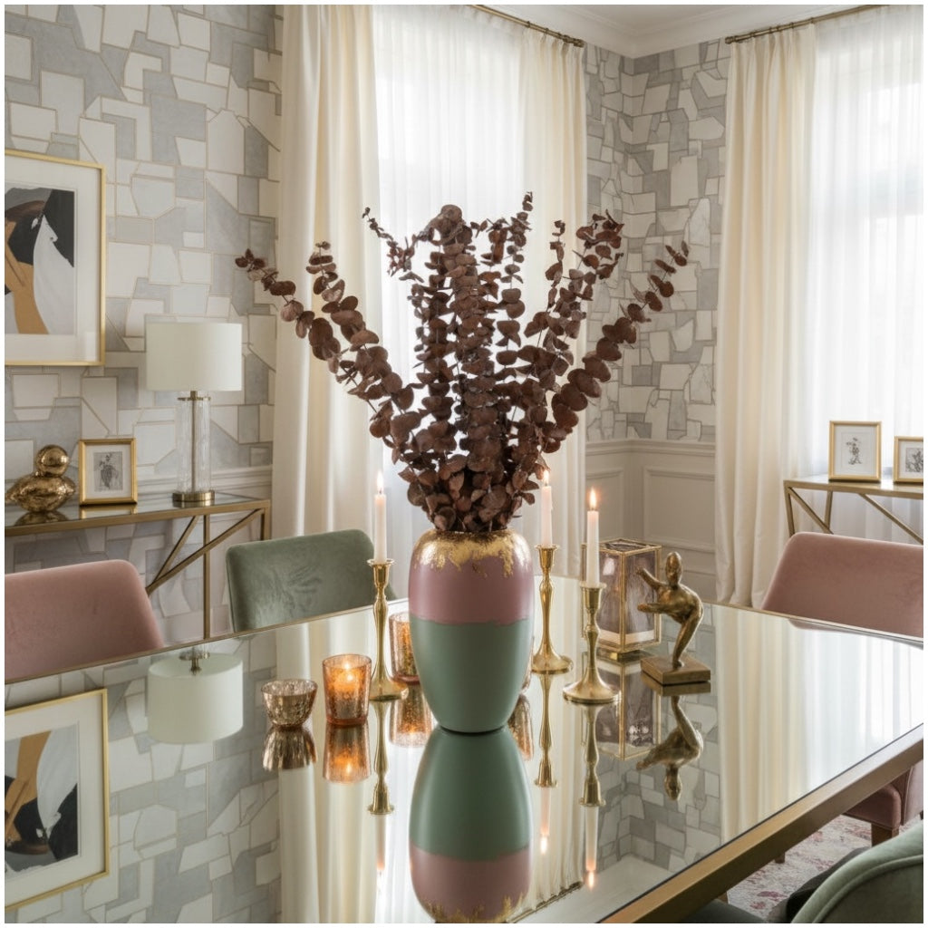 Lovely Brown Preserved Eucalyptus Stems - 60cm - Elegant Home Decor
