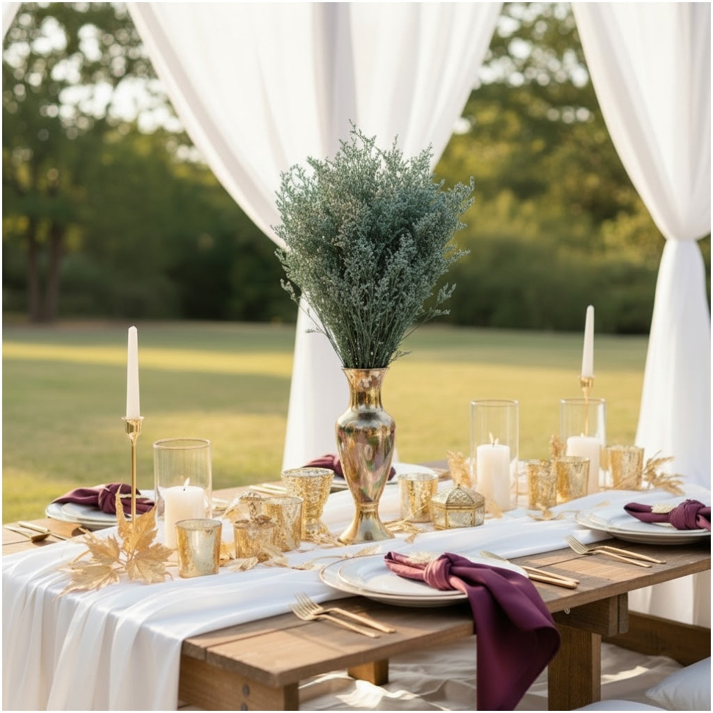 Natural Preserved Lavender Bouquet–Floral Stems-Green with Cream Tips-70 cm