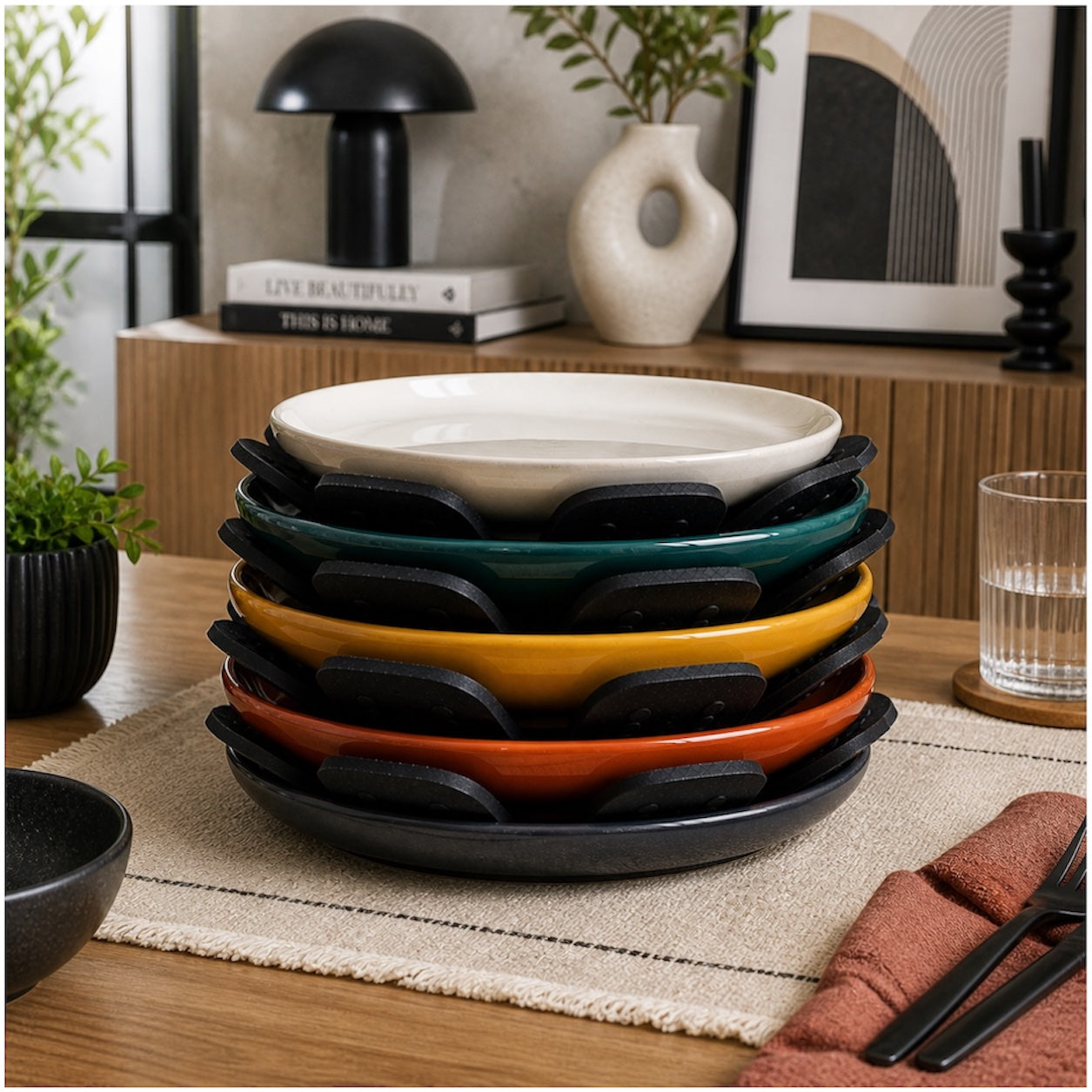 Essential Silicone Pot Pan Protector - 40cm - Pot, Plate or Bowl Stack Pad