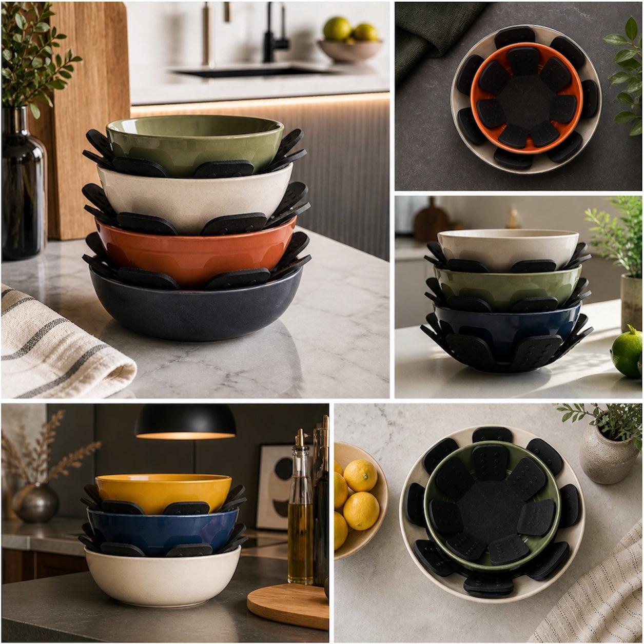 Essential Silicone Pot Pan Protector - 40cm - Pot, Plate or Bowl Stack Pad