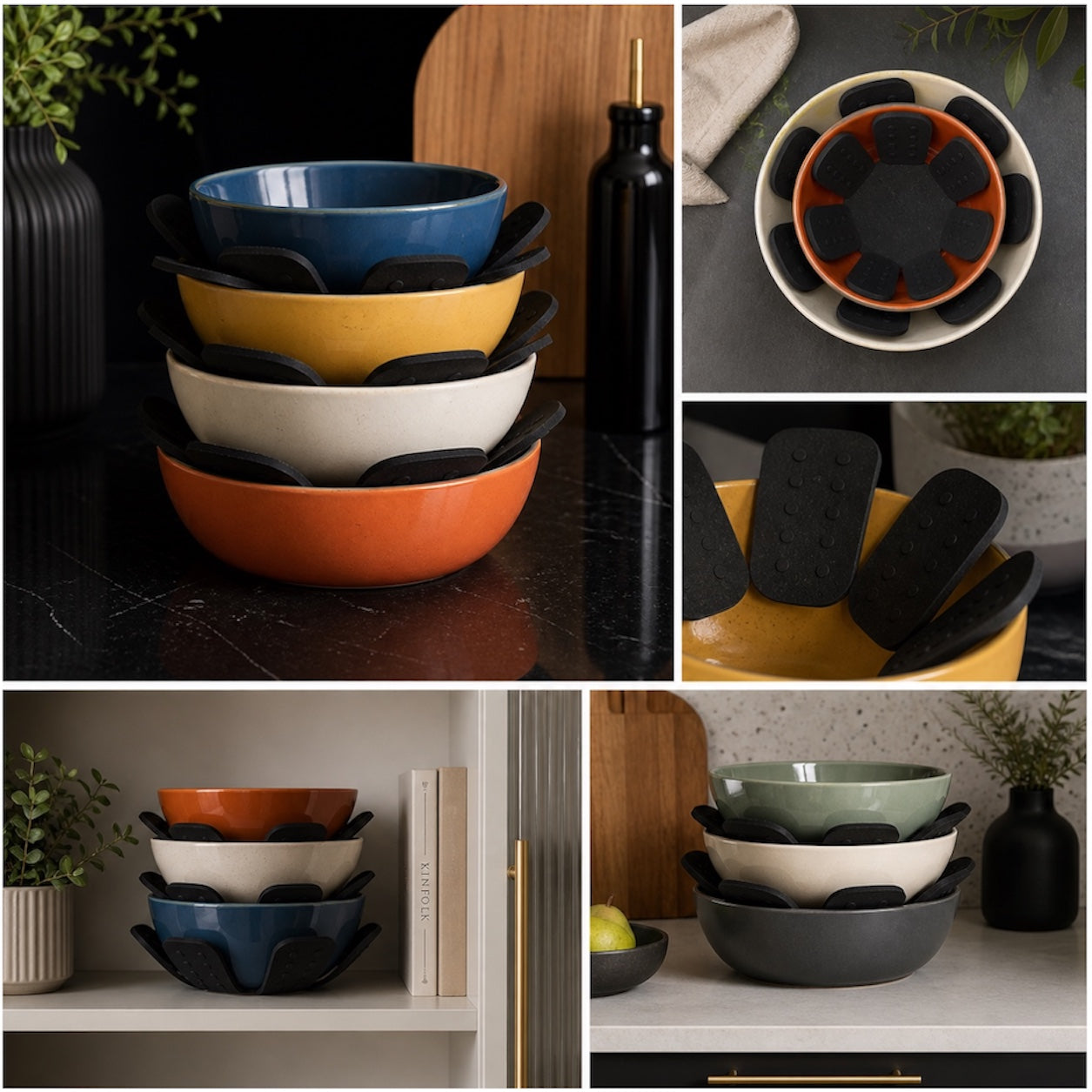 Essential Silicone Pot Pan Protector - 40cm - Pot, Plate or Bowl Stack Pad