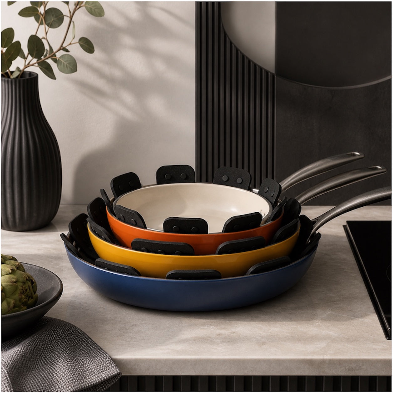 Essential Silicone Pot Pan Protector - 40cm - Pot, Plate or Bowl Stack Pad