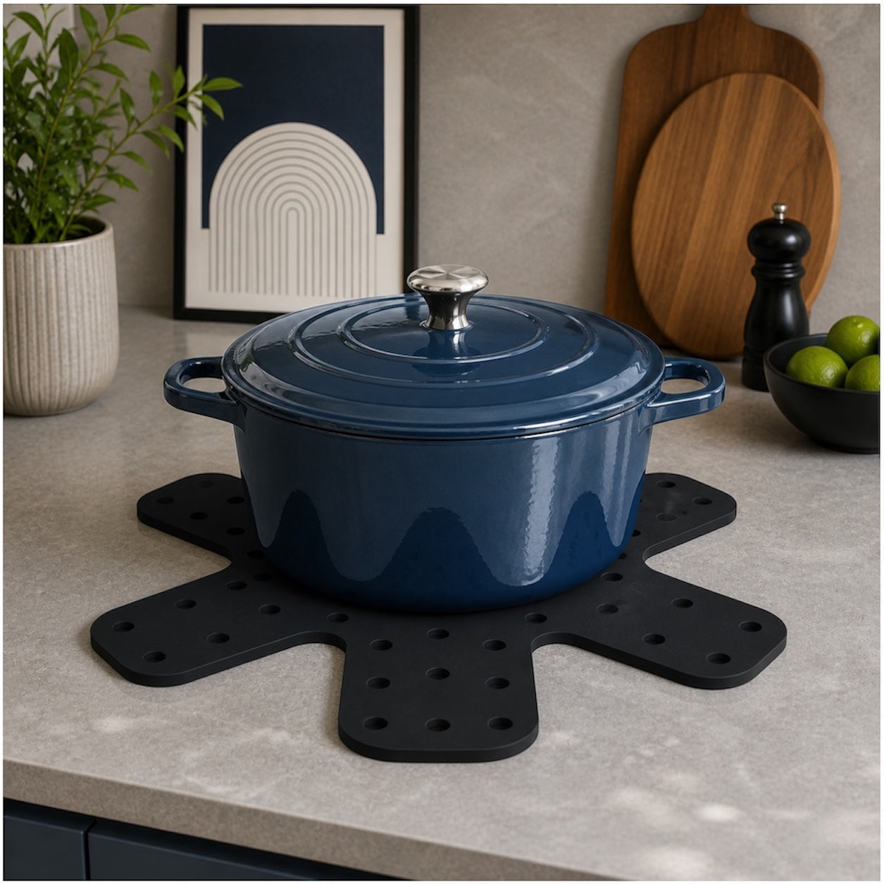 Essential Silicone Pot Pan Protector - 40cm - Pot, Plate or Bowl Stack Pad