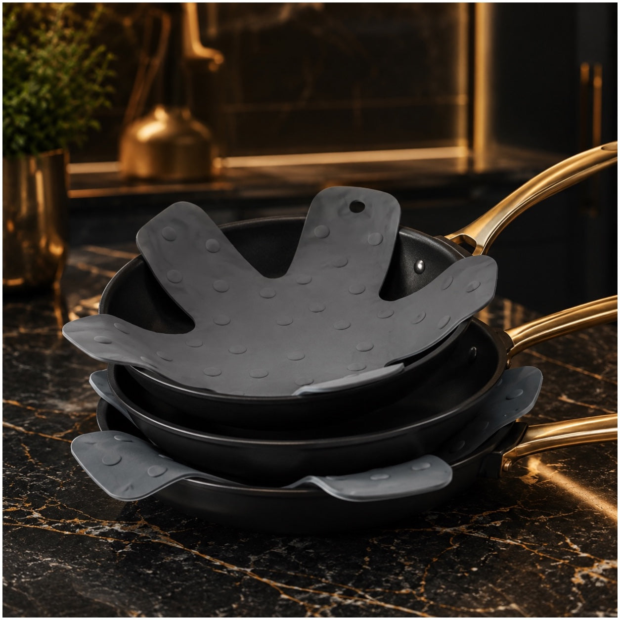 Essential Silicone Pan and Pot Protectors for Cookware and Countertops-35cm