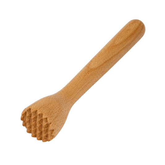Beech Wood Cocktail Muddler – 25cm Natural Wooden Juice Blender