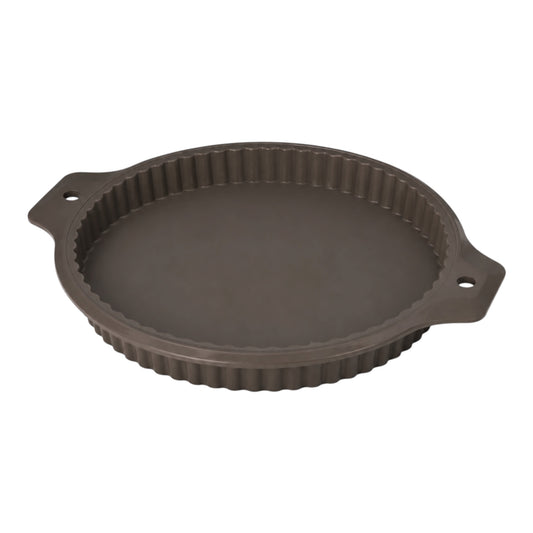 Essential Round Fluted Tart and Quiche Mold -33.4 x 28.3 x 3.2cm - BPA free
