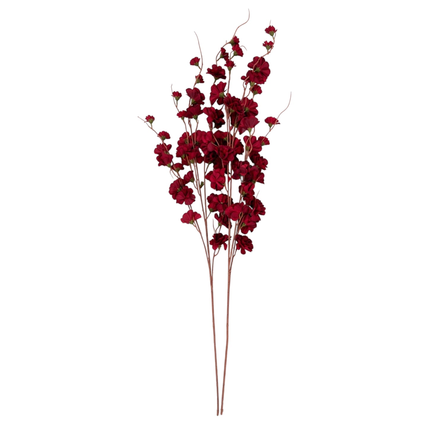 Faux Cherry Blossom Stems – 85cm Decorative 2-Piece Bundle